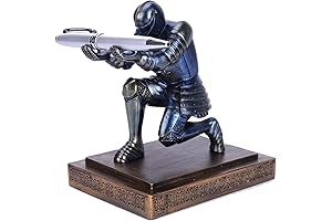 Masculine Desk Decor: Resin Soldier Pen Holder