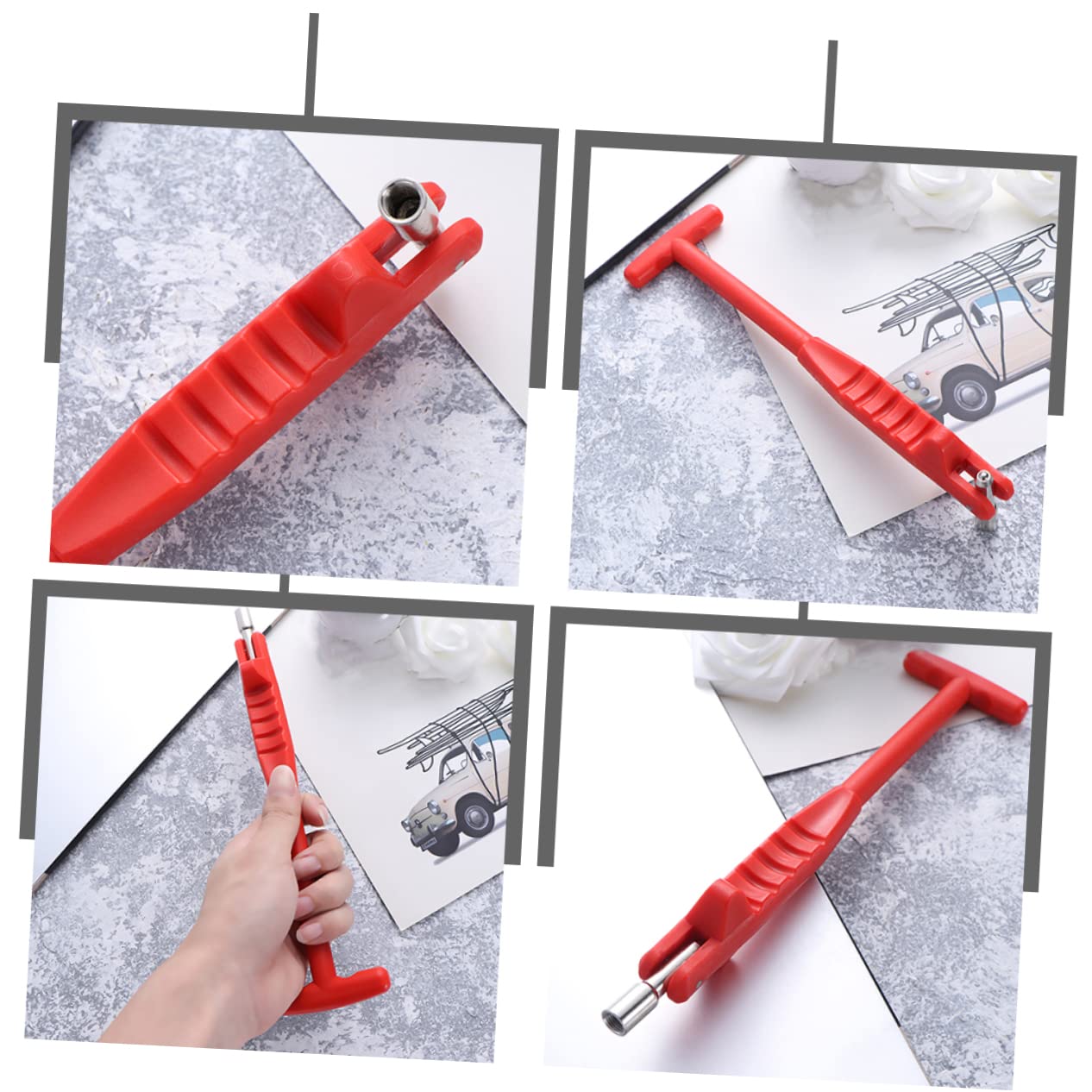 Cabilock 2Pcs Tire Valve Stem Puller and Core Removal Tool Lightweight and Compact Design for Easy Installation Suitable for Cars Motorcycles Bikes and Off Road Vehicles