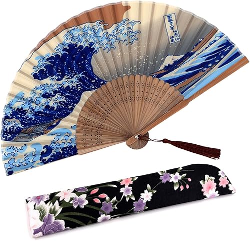 Abanico plegable de mano para mujer abanicos de seda de bambú para fiesta boda baile decoración regalo Abanico plegable de mano para mujer abanicos de seda de bambú para fiesta boda baile decoración regalo