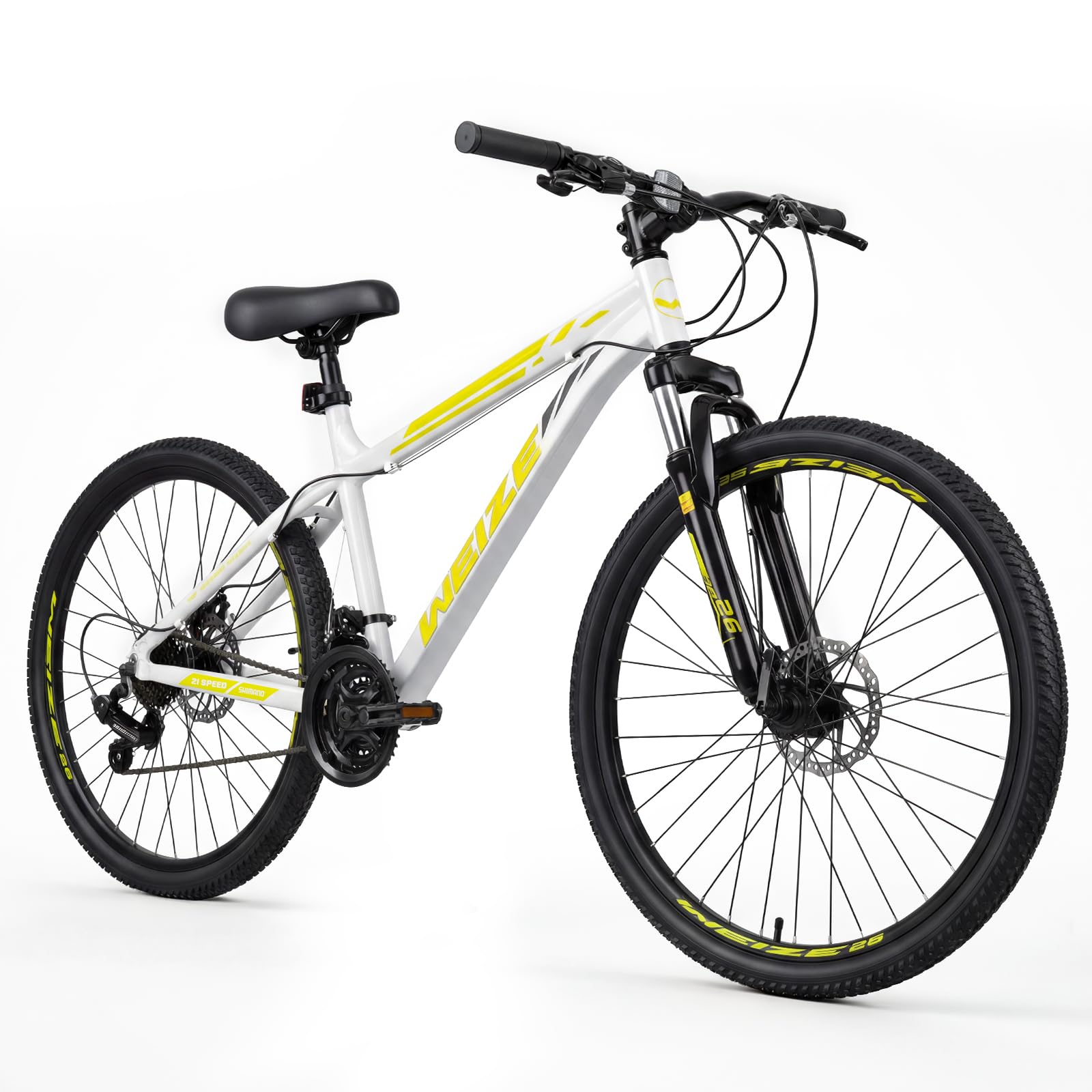 WEIZE 26 27.5 in Mountain Bike Trail MTB Bicycle for Men Women