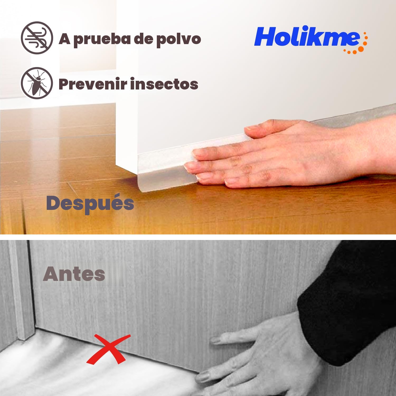 Meisterfaktur Protector Puertas - Tira De Sellado Para Todas Las