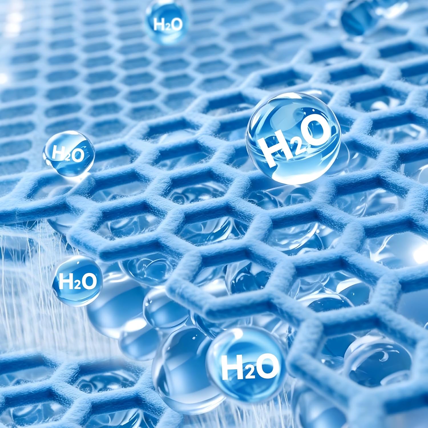 2-Pack 774S Humidifier Replacement Filters, Compatible with DREO Smart Evaporative Humidifier HM774S Model - 3D Multi-Layer Mesh Design, Washable Filters