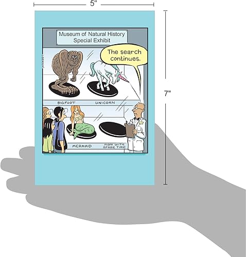 Miniatura 6 de NobleWorks - Divertida tarjeta del Día de la Madre con sobre, saludo de dibujos animados, regalo de papelería para mamá, artículos raros (Rare