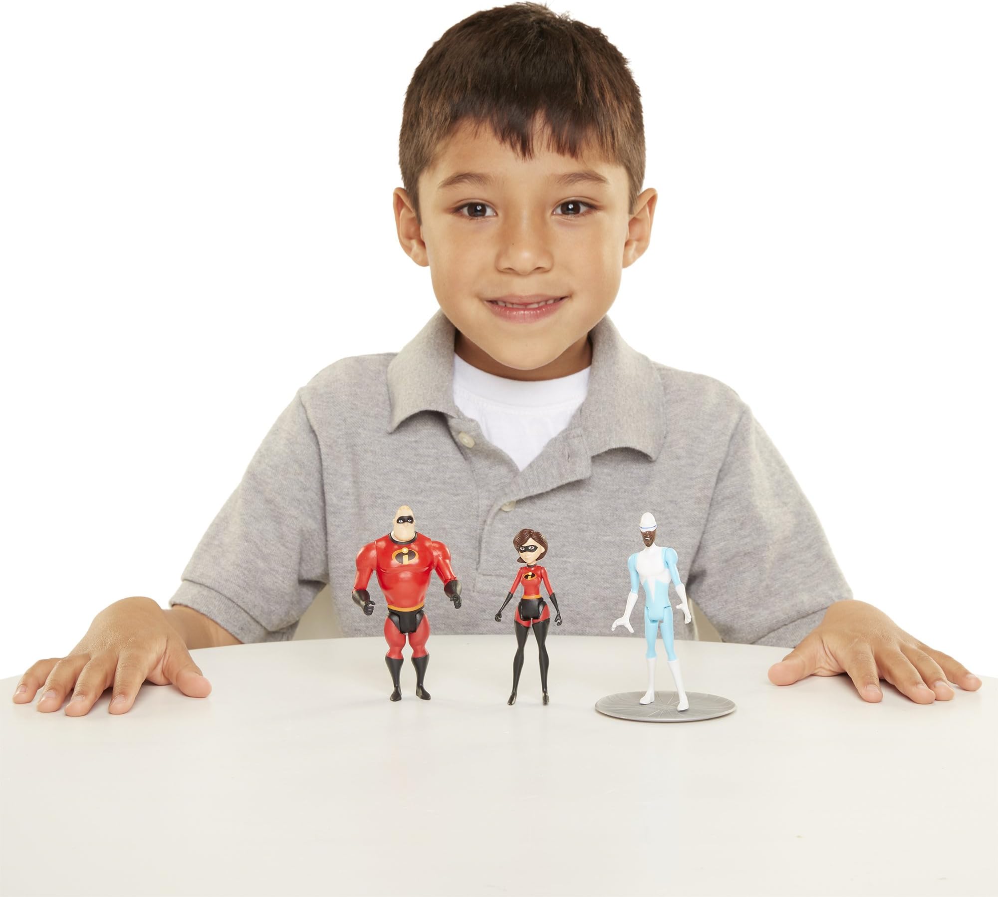 The Incredibles 2 Mr. Incredible, Elastigirl & Frozone 4-Inch Action Figure 3-Pack