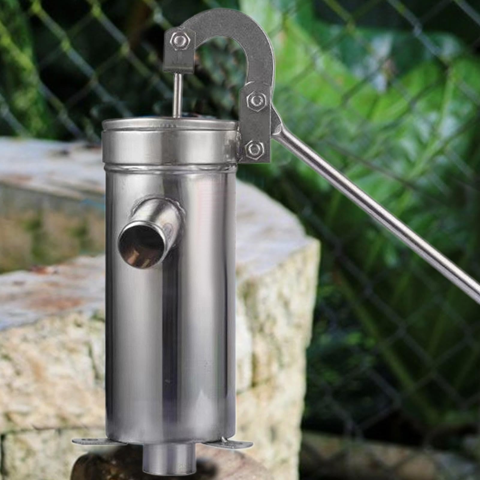 Pompa a mano - Pompa per acqua durevole in acciaio inossidabile
