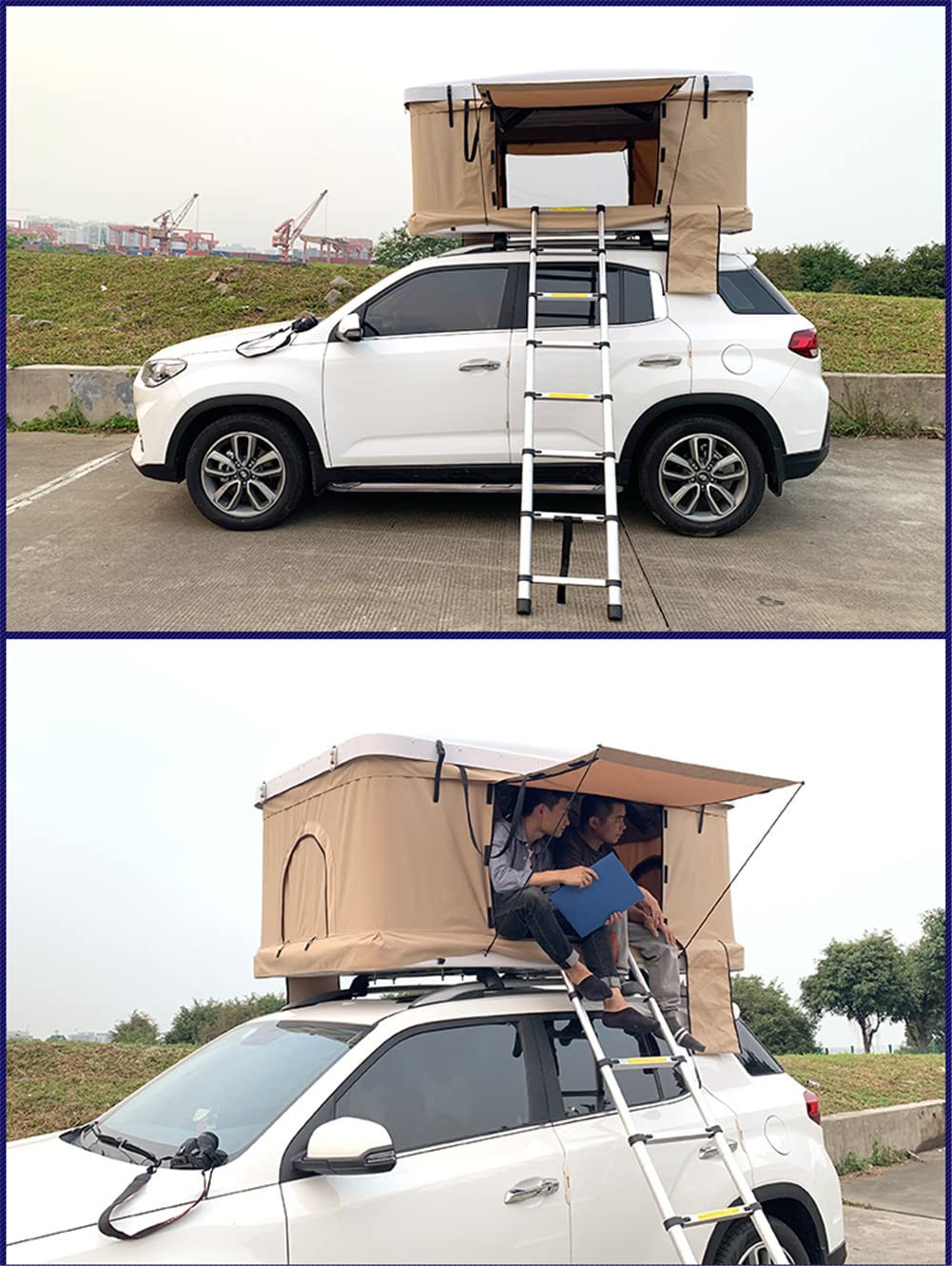 Amazon | ルーフテント 車上テント カールーフテント キャンピング 車 