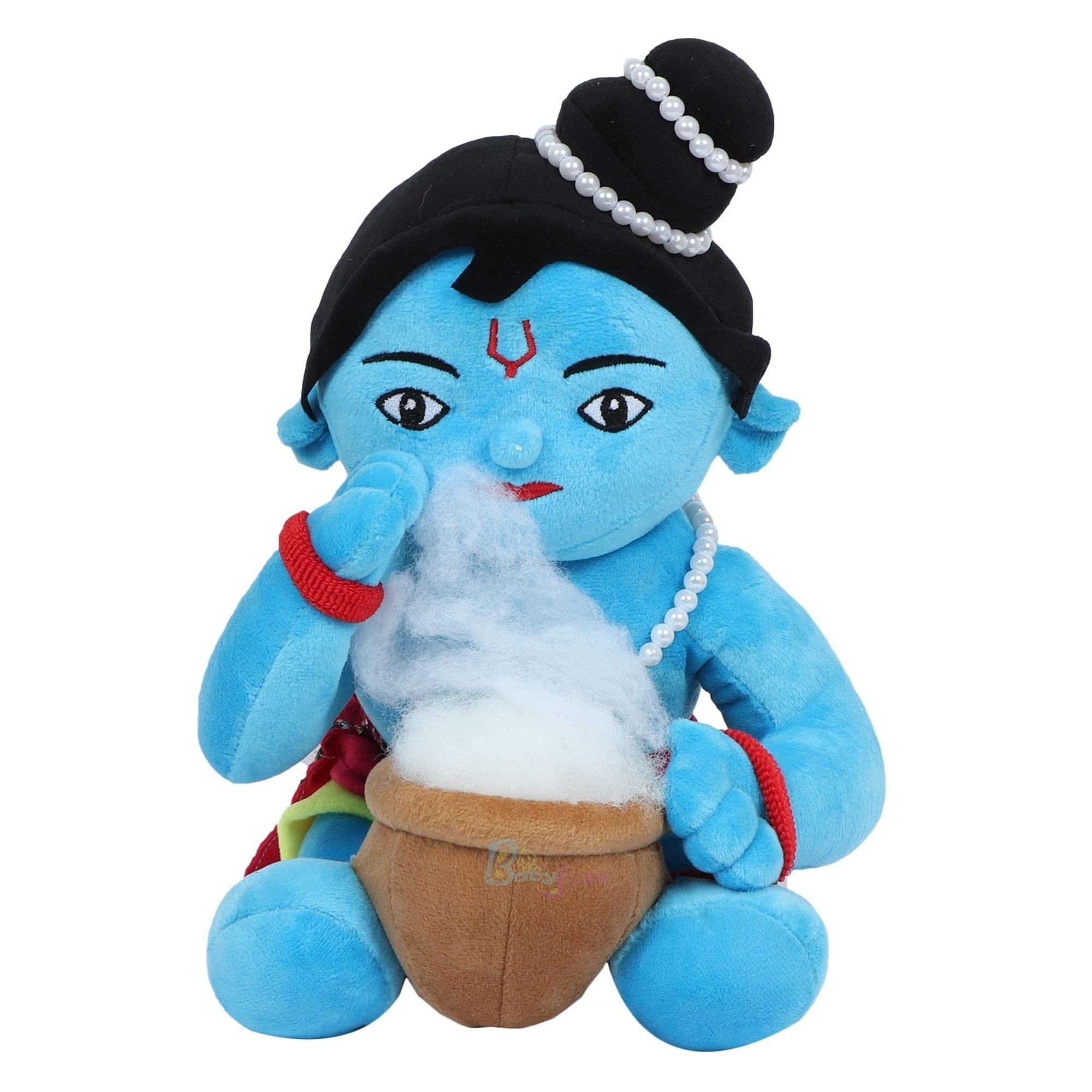 Babyjoys Bal Krishna Hindu Idol Soft Toy β Plush Teddy for Kids & Babies Ideal Gift for Infants, Toddlers & Babies
