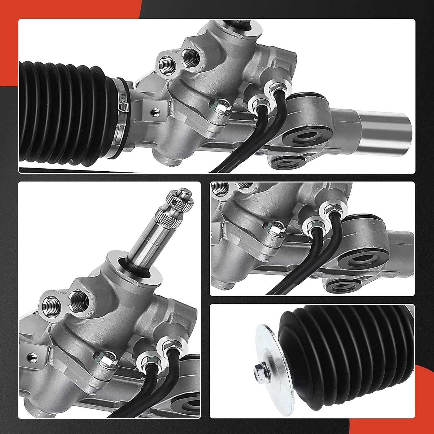 A-Premium - Hydraulic Power Steering Rack and Pinion Compatible with Honda CR-V CRV 2002-2006 2.4L, Element 2003-2011 2.4L, Replace# 53601SCVA04