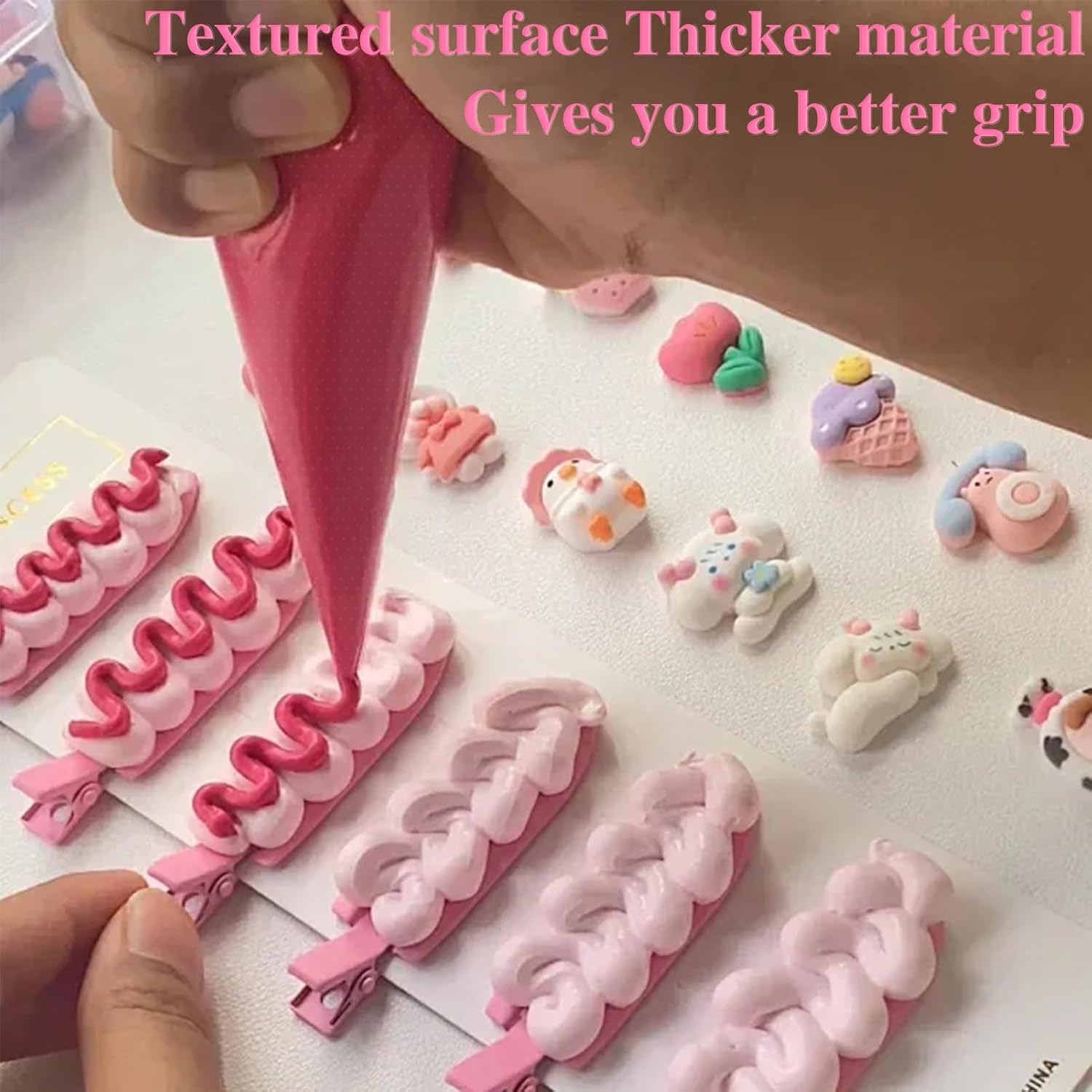 24Inch Disposable Piping Bags, 200PCS Icing Bags for Cake Decorating