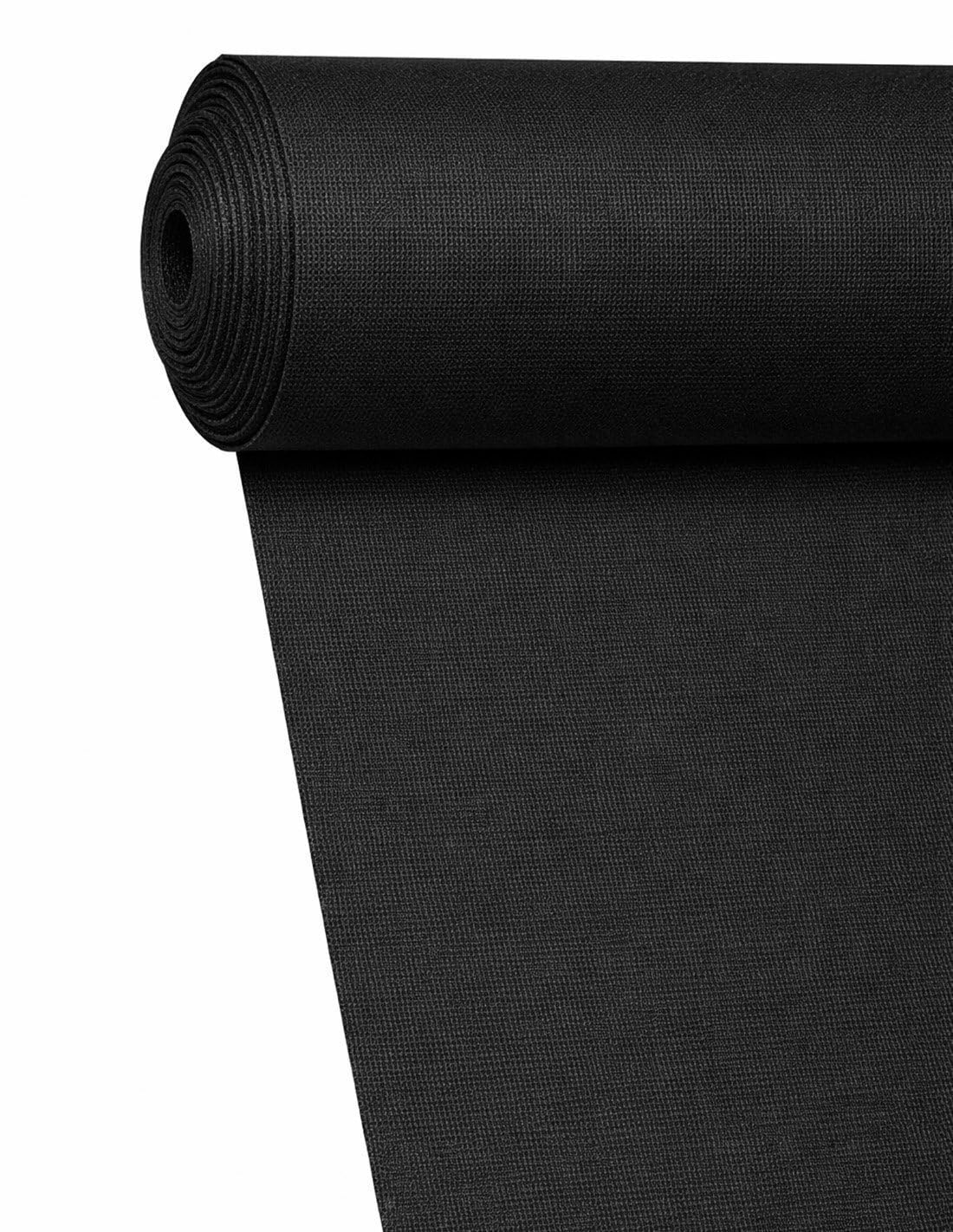 JARDIN202 - Malla Geotextil Antihierbas 105 gr/m² Eco-Resistente - Protección UV para Jardín y Huerto | Resistente al desgarro | 1,50x50 m (75m2) (Negro)