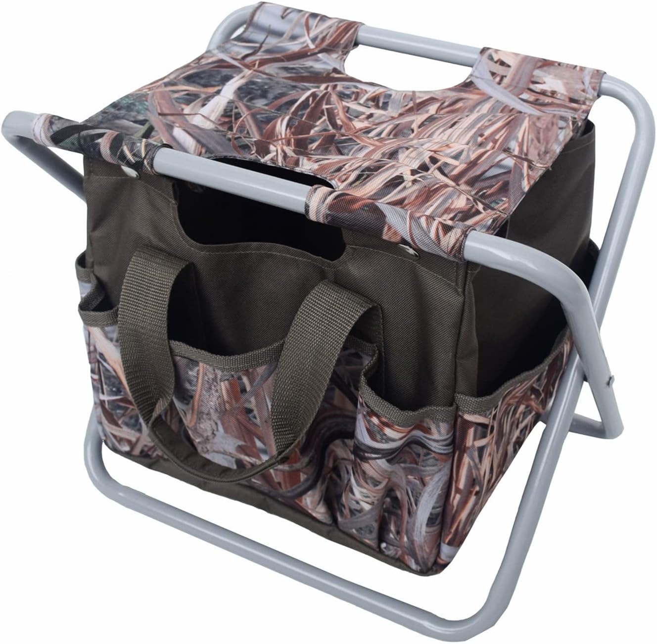 Gardening Tools Bag Outdoor Foldable Fishing Stool Dual Purpose Bench Removable Garden Tool Kit Resting Stool for Gardening Set Carpentry Tools