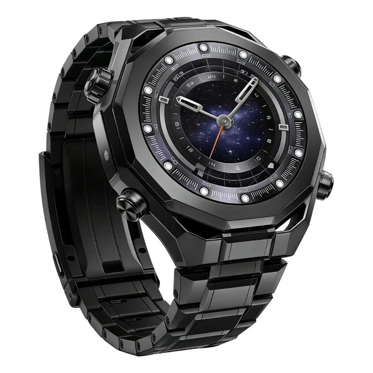 VeveXiao Correa de titanio resistente de un clic de 22 mm compatible con Huawei Watch Ultimate 2 bandas para hombre, correas de repuesto de aleación de titanio de lujo para Huawei Watch Ultimate
