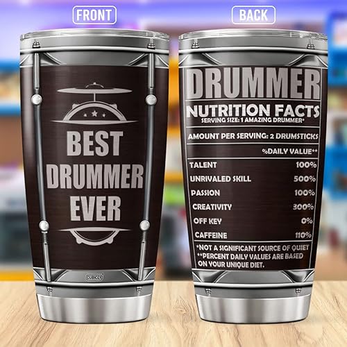 Miniatura 9 de Vaso de café de viaje del ejército con tapa aislada, taza patriótica de acero inoxidable de 20 onzas, regalos para papá jubilado, mujeres en el día