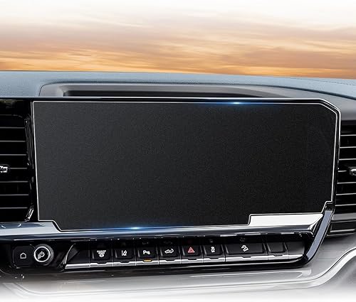 Vista 368 de CDEFG Cristal templado para Chevrolet Silverado/GMC Sierra 2025, pantalla táctil de 13.4 pulgadas, accesorios para Chevy Silverado/Sierra 1500