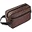 Icramsy Travel Toiletry bag Toiletry bag for women men Hanging Cosmetic bag Travel accessories for Women Men (Brown)