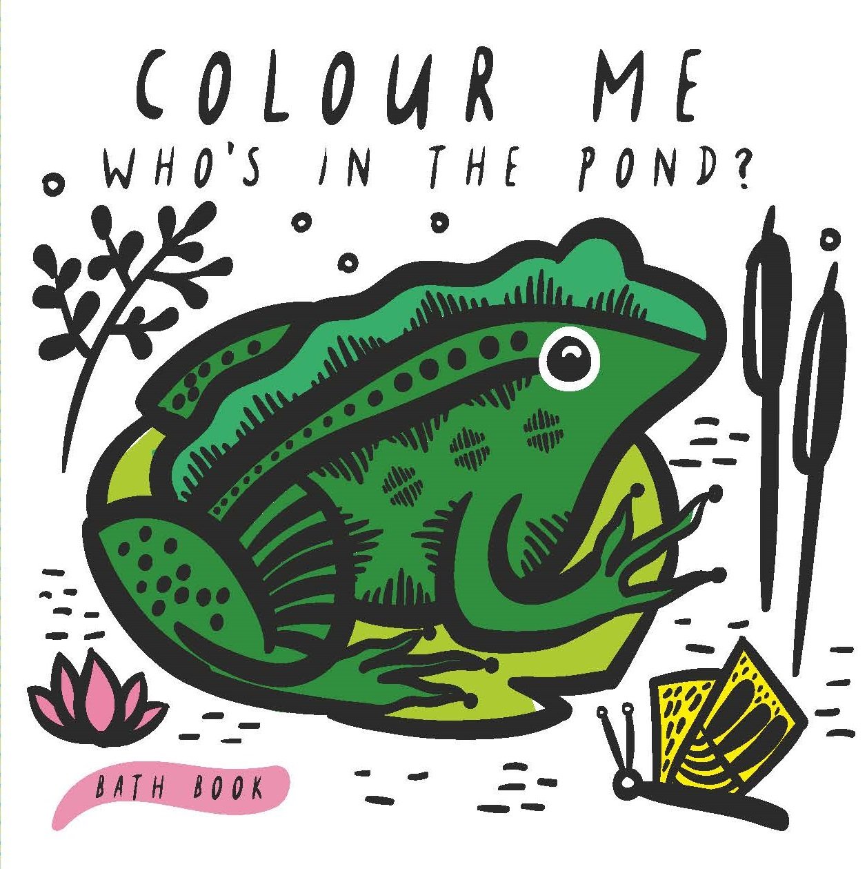 Colour Me: Who's in the Pond?: Baby's first Bath Book: 2 (Wee Gallery) (Wee Gallery Bath Books)