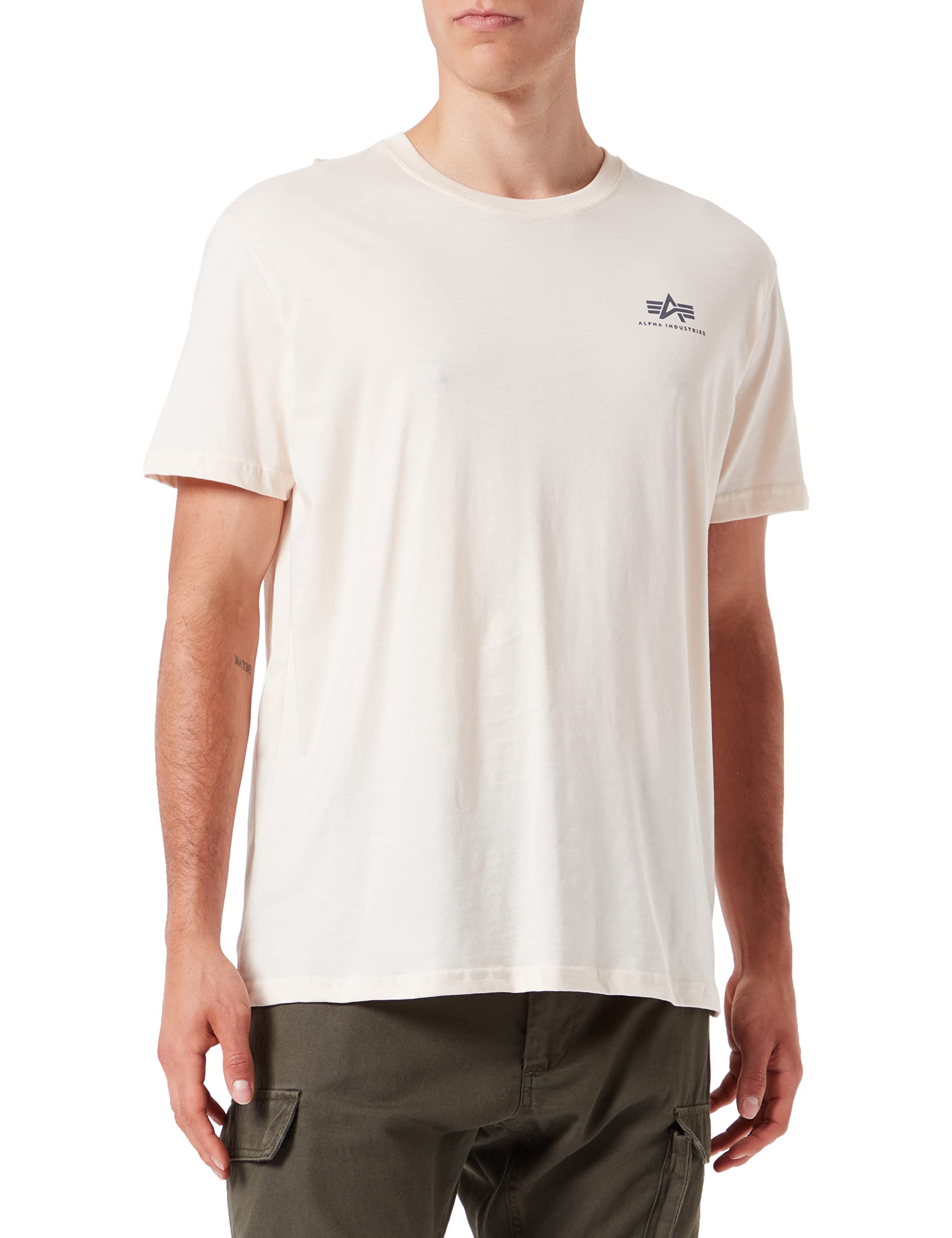 ALPHA INDUSTRIESMen's Basic T Small Logo Undershirt