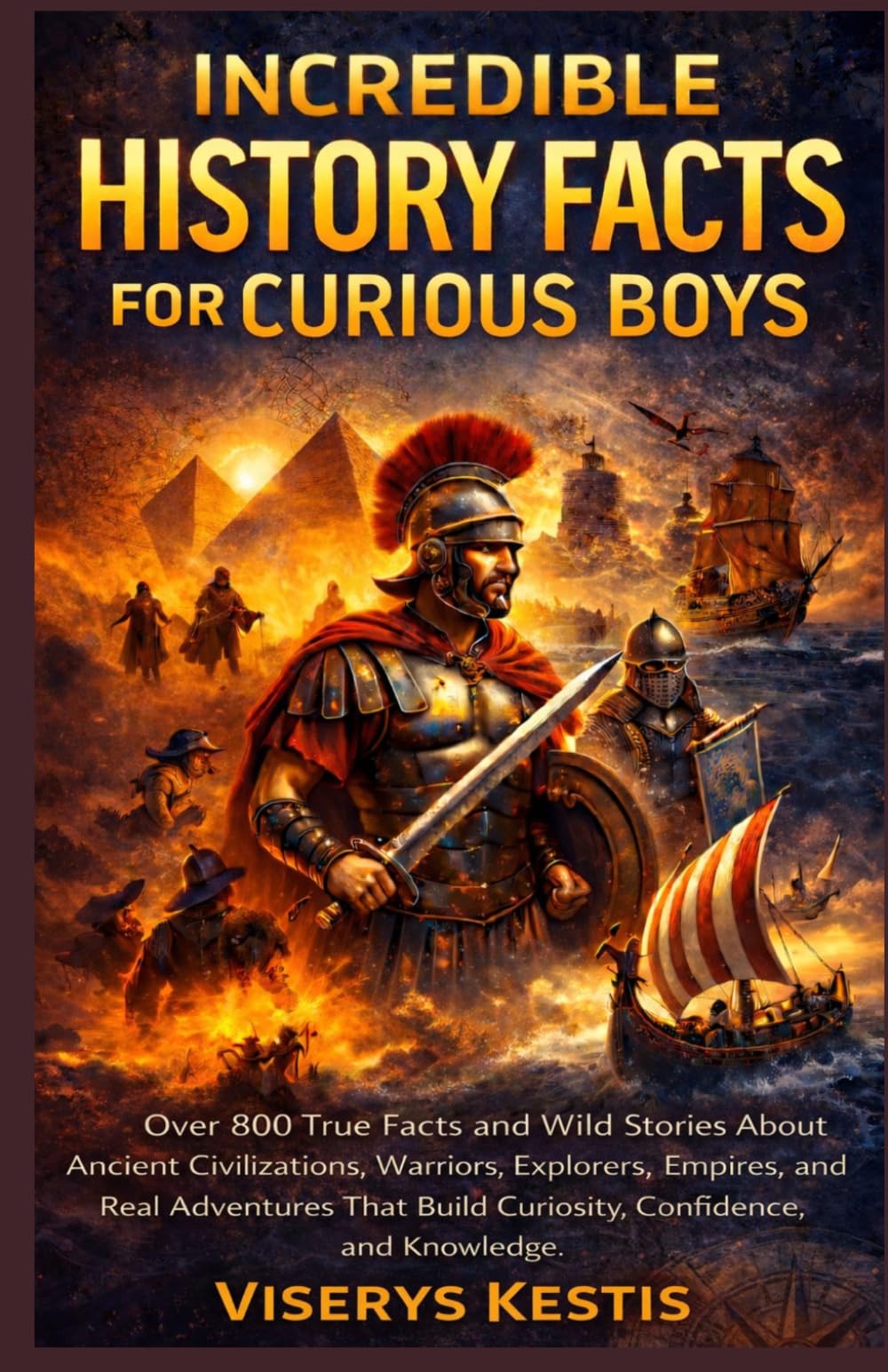 Incredible History Facts for Curious Boys: Over 800 True Facts and Wild Stories About Ancient Civilizations, Warriors, Explorers, Empires, and Real ... Build Curiosity, Confidence, and Knowledge