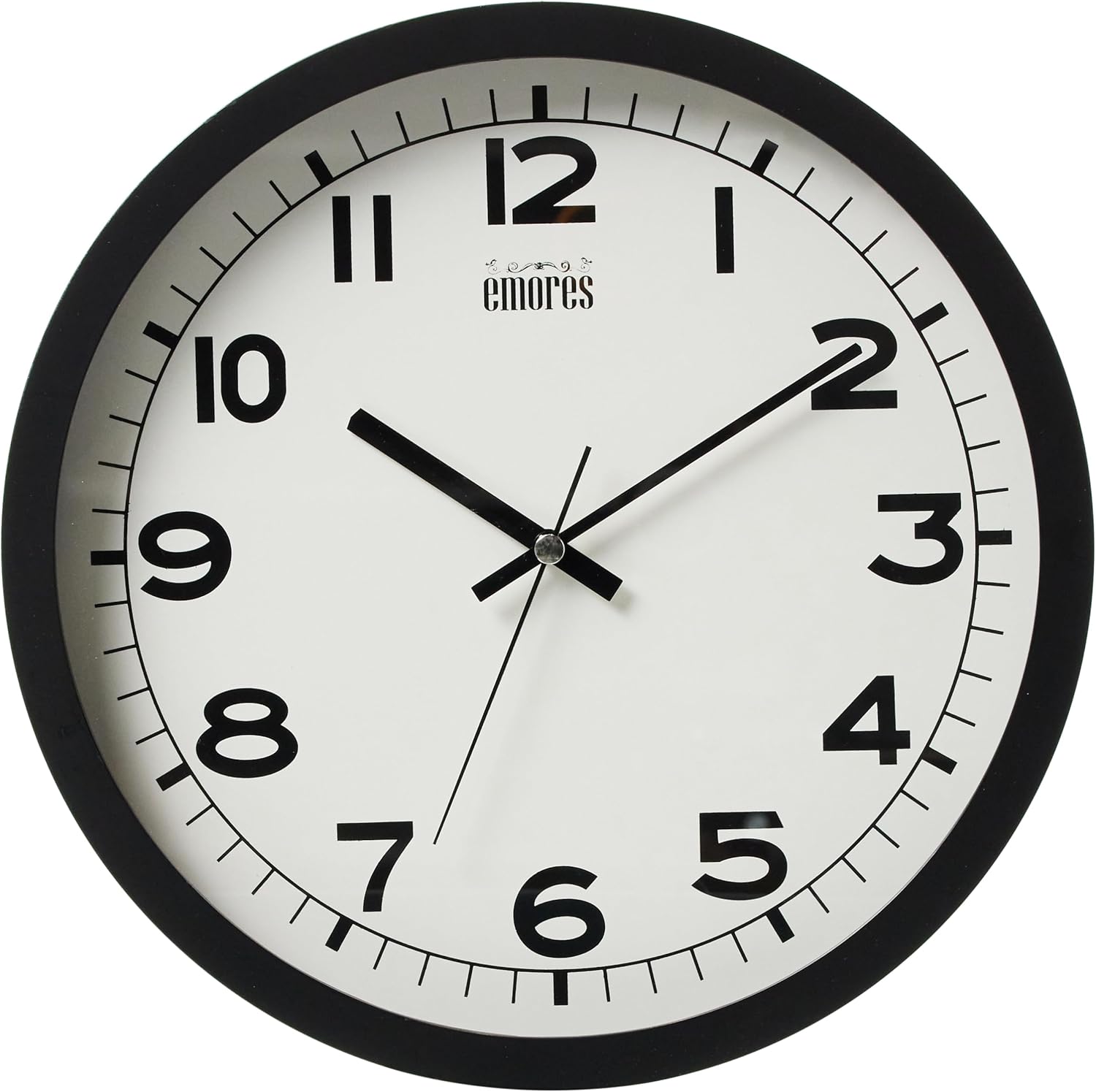 EMORES 31 CM AKAR SANİYE SESSİZ MEKANİZMA DUVAR SAATİ