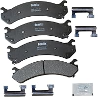 Vista 394 de Pastillas de Freno Delanteras Cerámicas Bendix Priority1 CFC430A para Modelos Selectos INFINITI G35, I30, Nissan 350Z, Altima, Juke, Maxima, Sentra