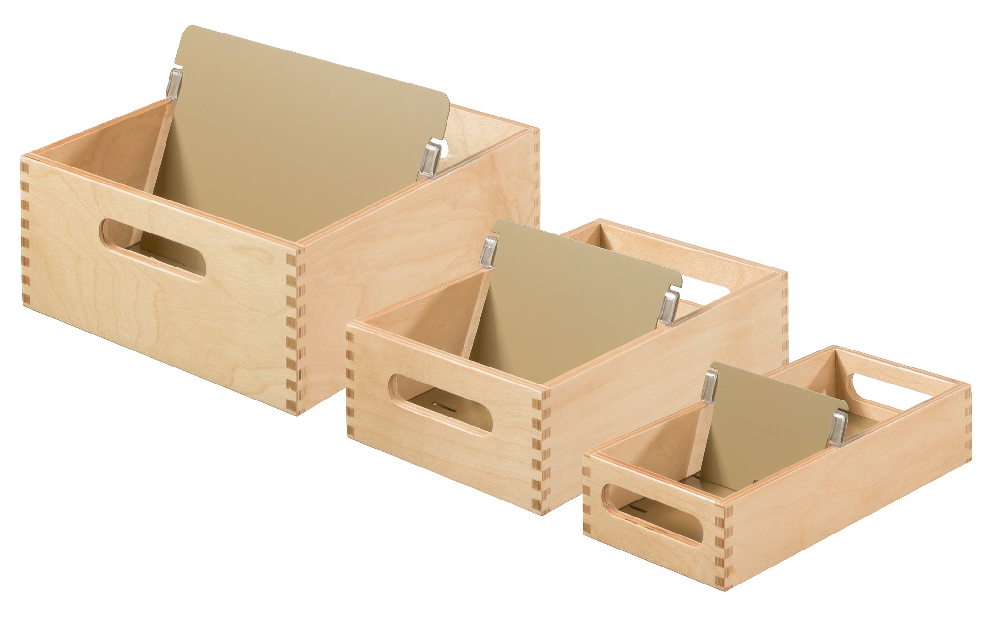HAN 507-0 bac à fiches en bois DIN A7 horizontal