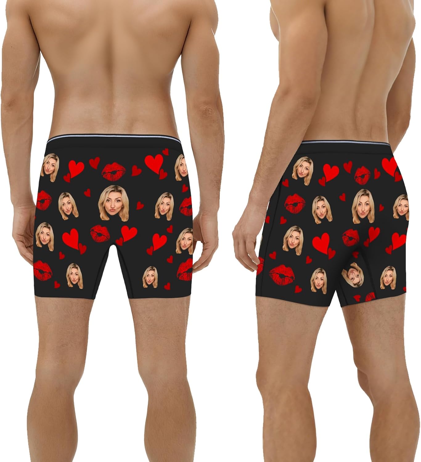 Custom Boxers for Men, Personalized Long Underwear, Boxers with Face on Them, Gifts for Boyfriend Husband - Image 6