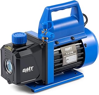 Orion Motor Tech Vacuum Pump, 4.5 cfm 1/3 hp HVAC Single Stage Vacuum Pump for R12 R22 R134a R410a R1234yf, Auto AC Vacuum...