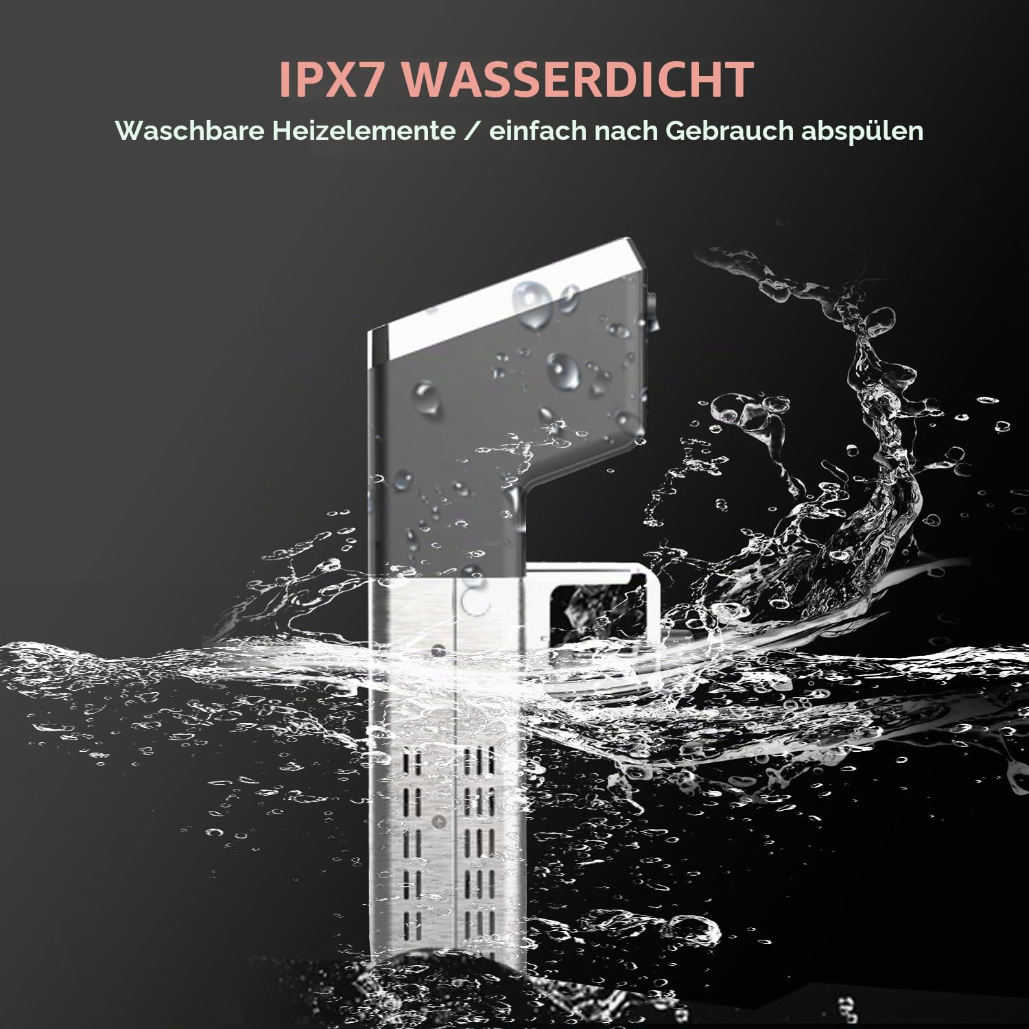 Sous Vide Maschine 1600W, IPX7 Wasserdicht, Kommerzieller Präzisionskocher, Schnelles Erhitzen, Timer, Genaue Temperaturkontrolle, Niedrigtemperaturgaren, Edelstahl, Leise, Platzsparend