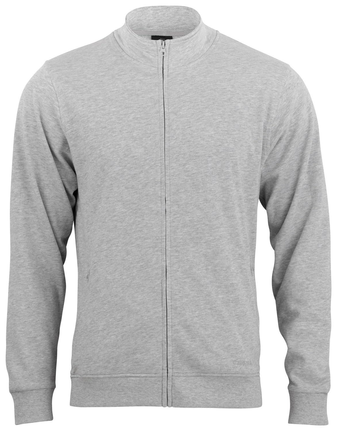 STARK SOUL Sudadera BLANK, con cuello alto, cremallera y 2 bolsillos