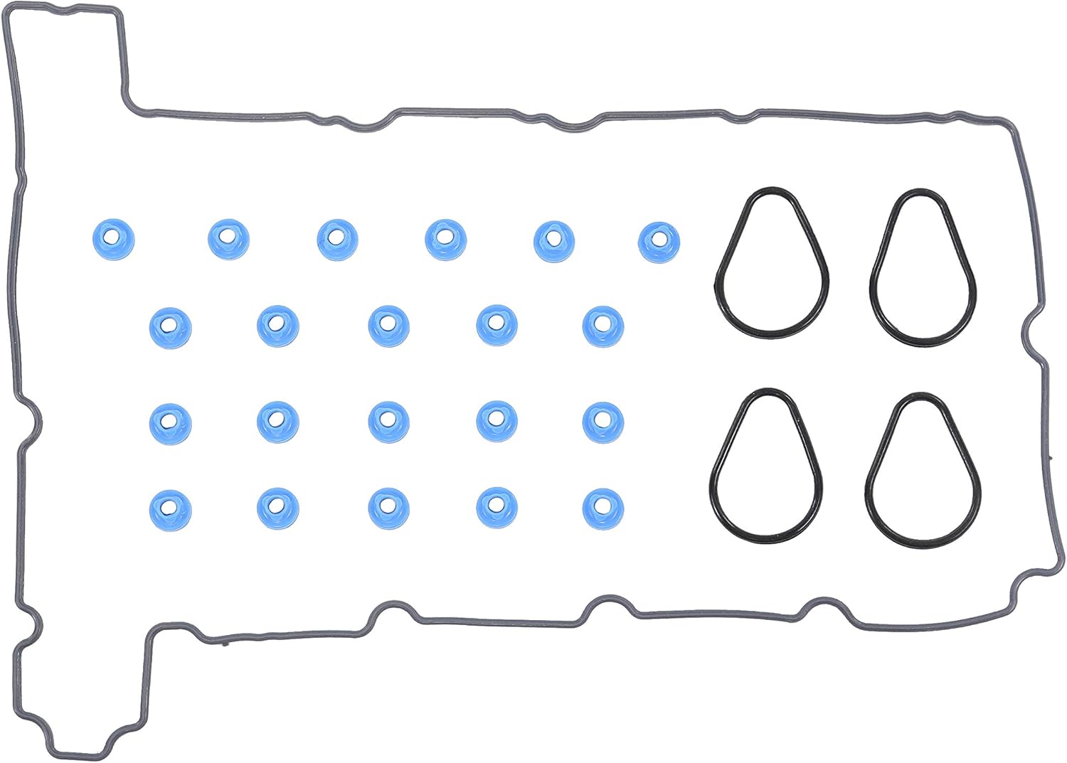 DNJ VC3138G Valve Cover Gasket for 2004-2006 Chevrolet GMC Isuzu Canyon Colorado i-280 2.8L L4 16V DOHC 2770cc