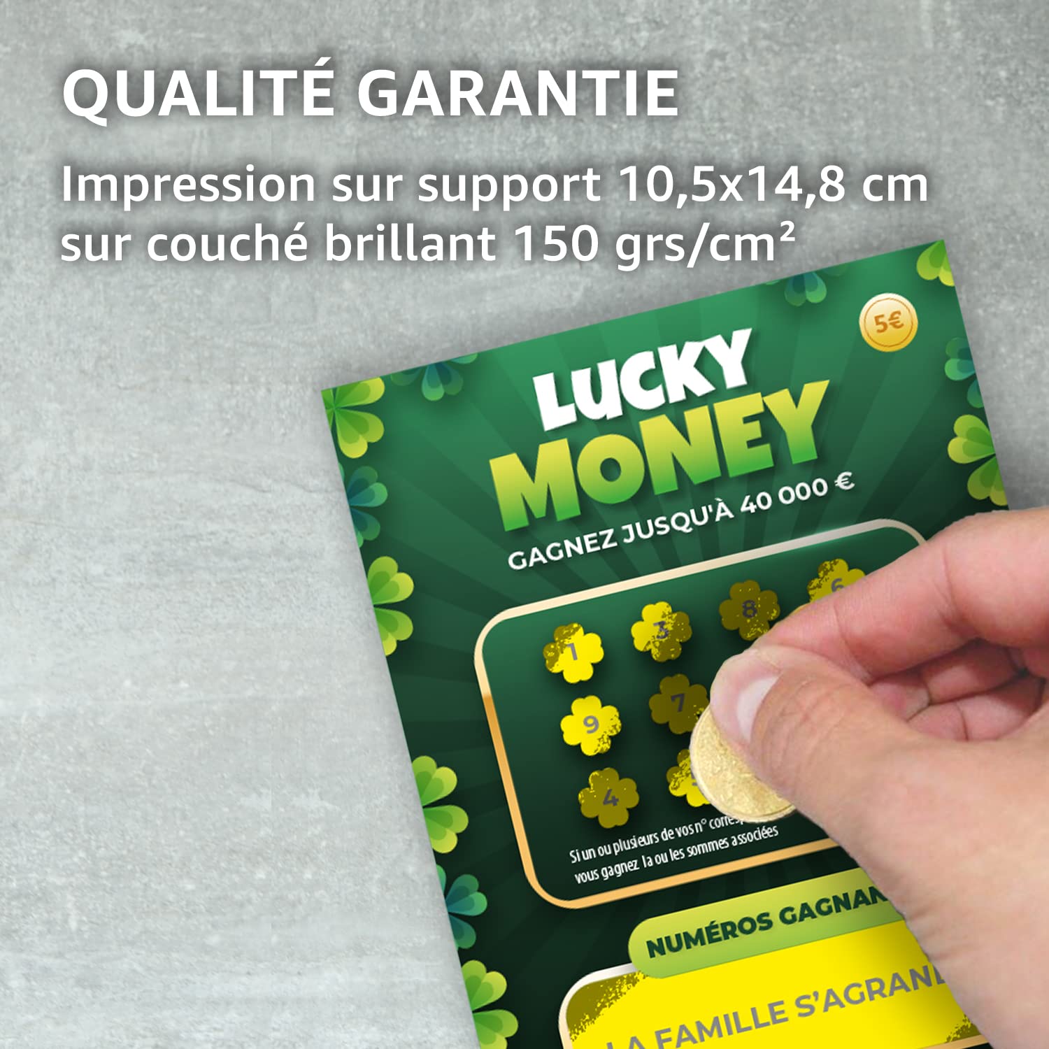 Carta Da Grattare Deluxe La Famiglia Si Espande - Annuncio Gravidanza Originale Con Sorpresa