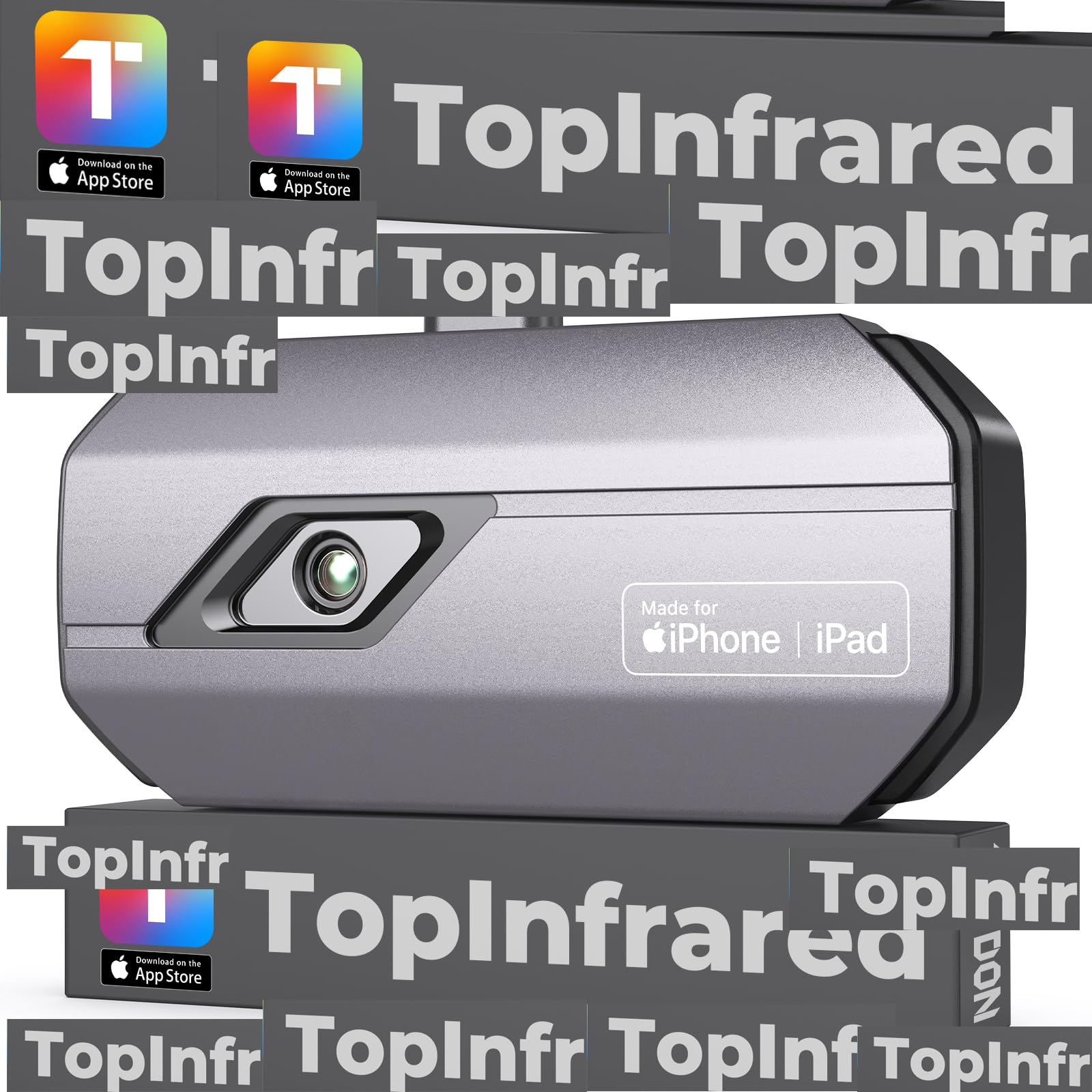 TOPDON TC002C Wärmebildkamera, 512 x 384 Pixel Superauflösung, 256 x 192 Pixel Infrarotauflösung, Wärmebildkamera für iPhone 17/16/15 und iPads mit USB-C-Anschluss