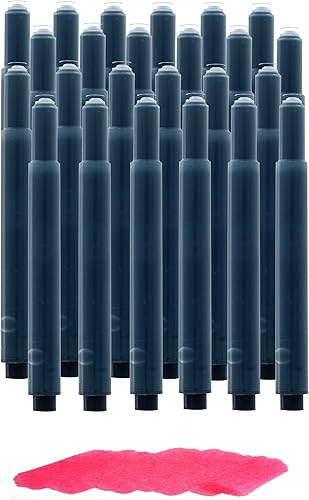 Miniatura 7 de Pen Savings Cartuchos de tinta compatibles con plumas estilográficas Lamy Safari, paquete de 24, tinta lubricada para un flujo suave, escritura de