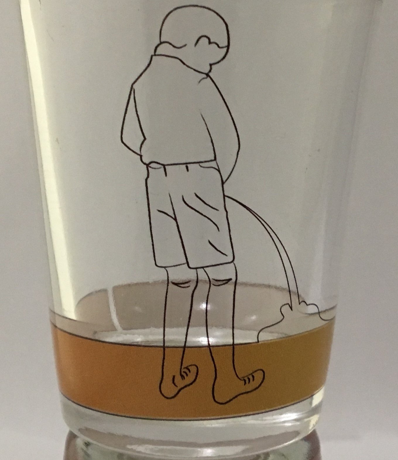 Shot Glass Funny - Pee Boy full wrap printing