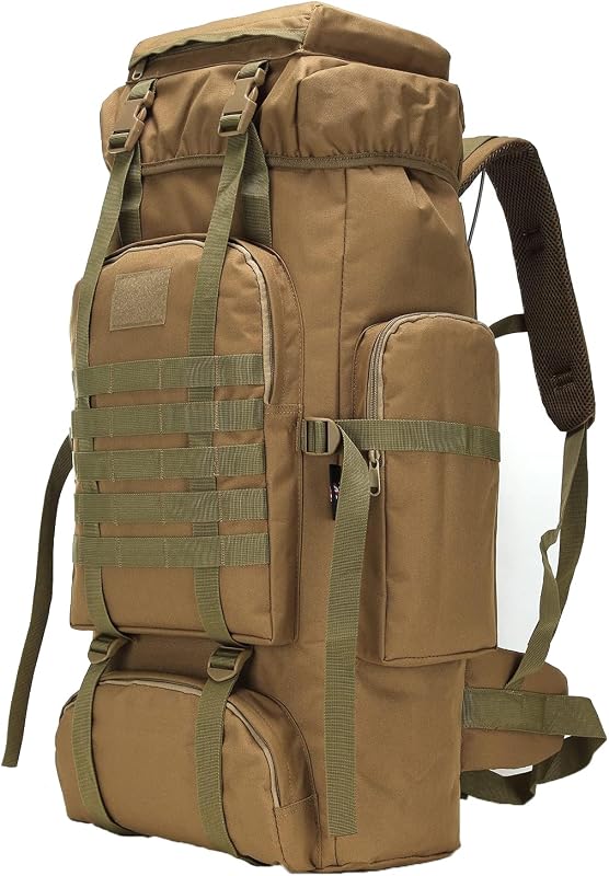 Mochila de senderismo para hombre, mochila de acampada de 70L/100L, mochila militar Molle, mochila de asalto de 3 días para escalada | Mochila para acampar