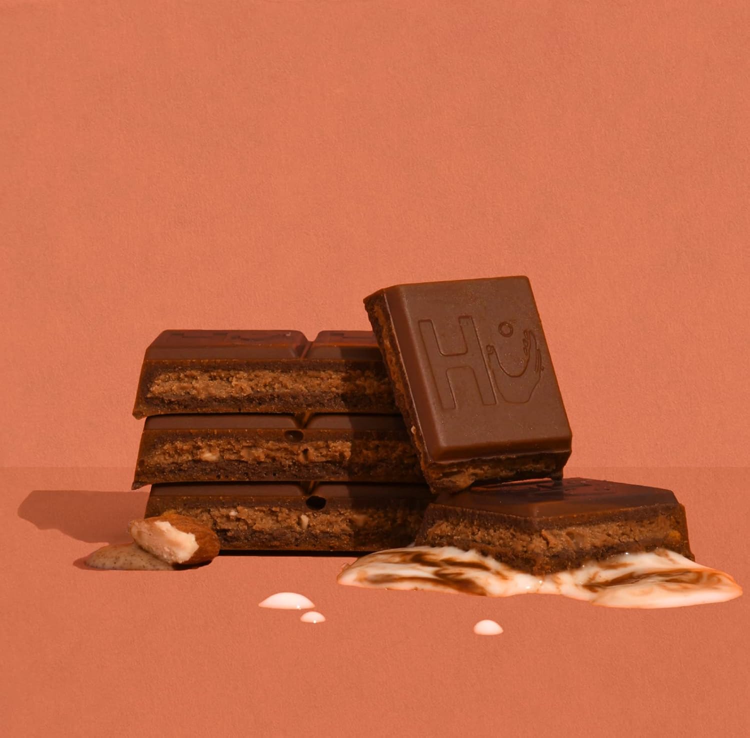 Hu Grass-Fed Milk Chocolate Bars Almond Butter Crunch | Natural Ingredients, Organic Milk, Gluten Free, Paleo, Non GMO, Fair Trade Delicious Chocolate | 6 Pack | 2.1oz Each