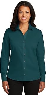 Red House® Ladies Non-Iron Twill Shirt. RH79 Bluegrass M