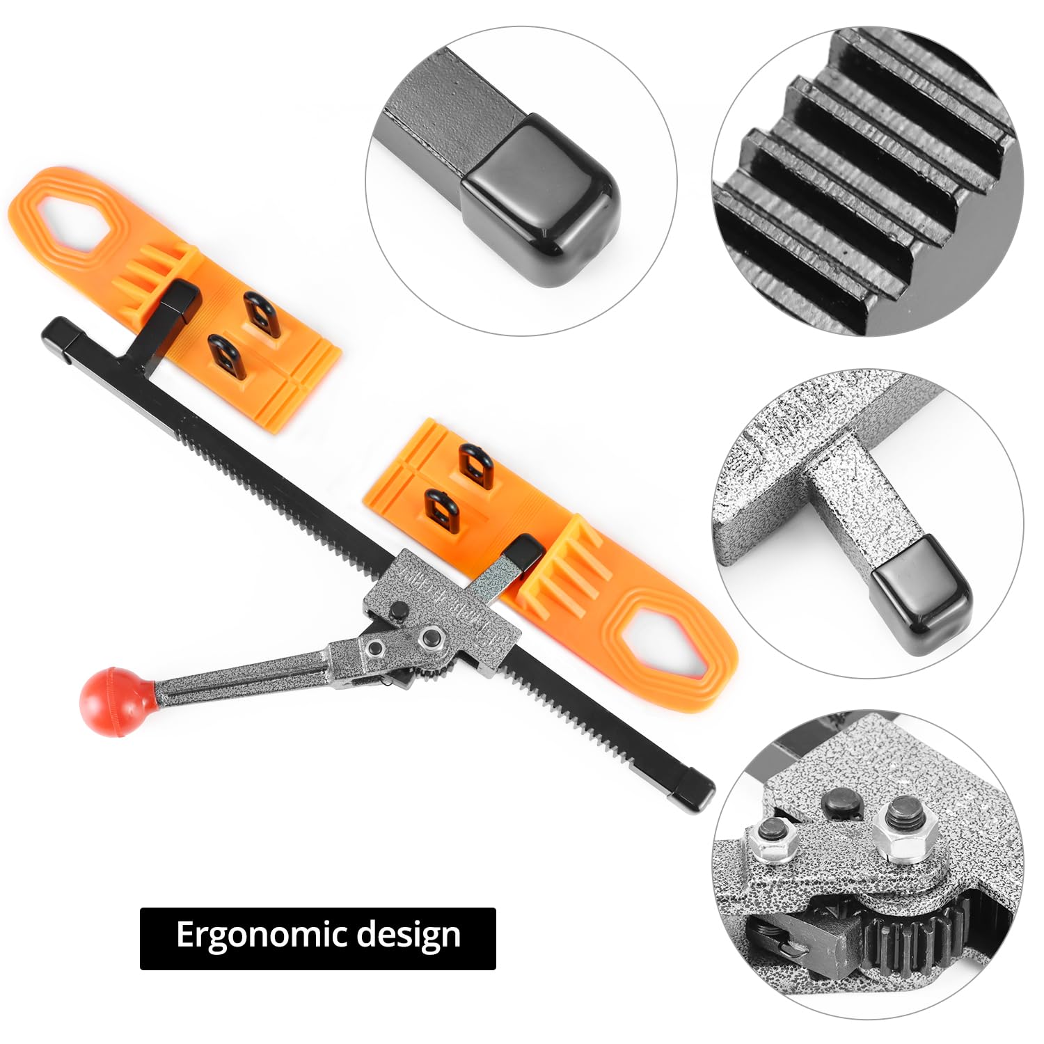QWORK Outil de réparation de bosses de voiture, extracteur de tôle et extracteur de bosses automobile avec design ergonomique