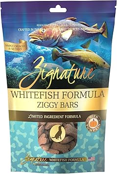 Zignature Whitefish Limited Ingredient Formula Biscuit Dog Treats 12oz