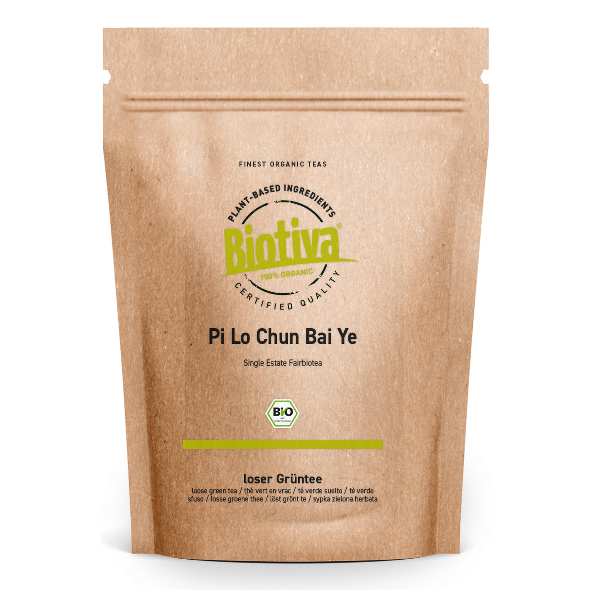 Tè verde Pi Lo Chun 100g Bio | Biotiva