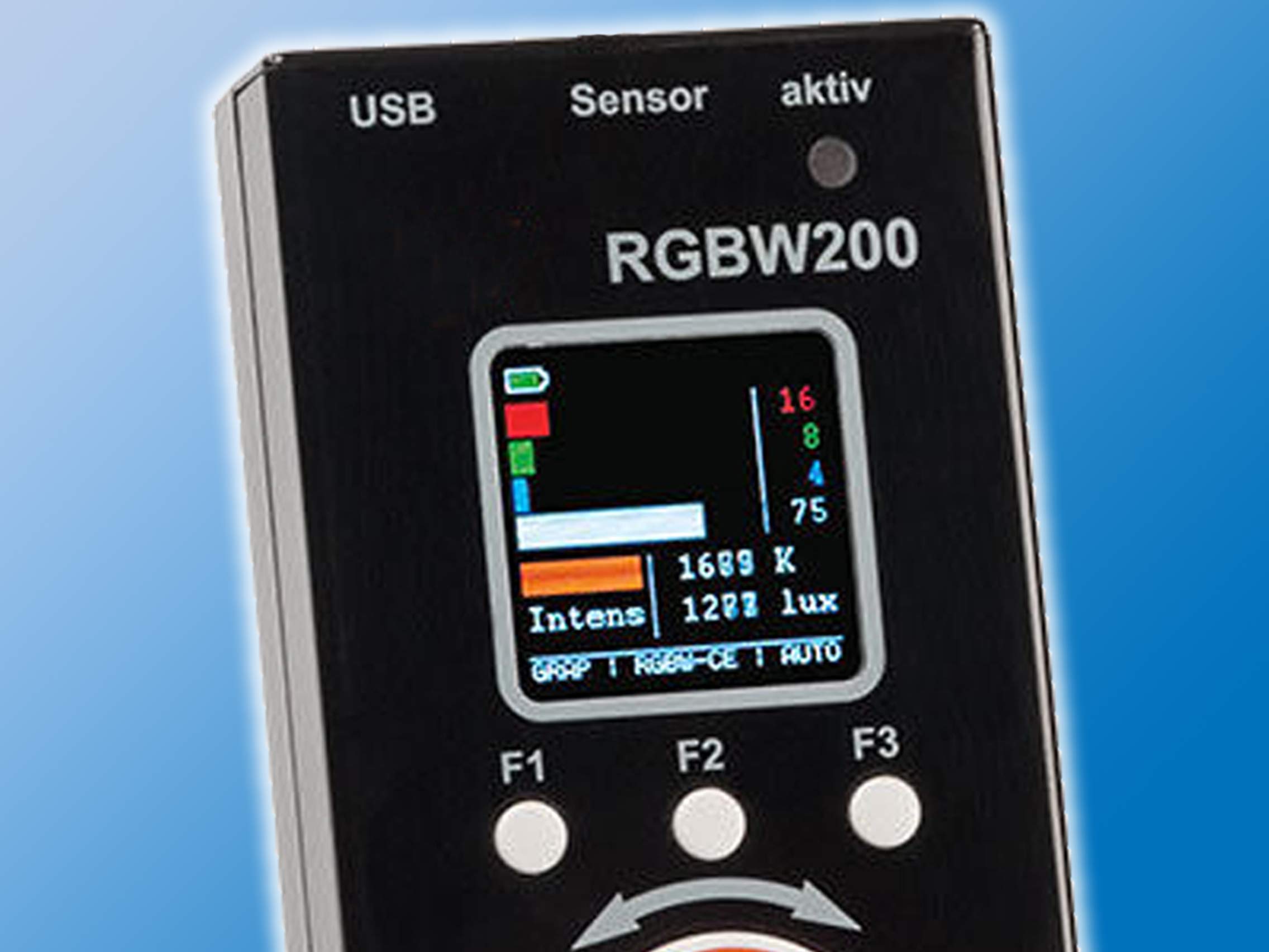 Farbspektrometer RGBW200 Vishay-Sensor Farbiges OLED-Display FERTIGGERÄT