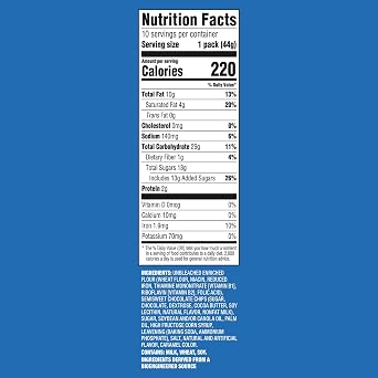 CHIPS AHOY! Original Chocolate Chip Cookies, 40 Snack Packs (4 Cookies Per Pack, 4 Boxes)