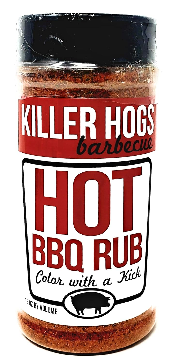 Killer Hogs Barbecue Rub Variety Pack - Original BBQ Rub, Hot BBQ Rubs, and A.P. Seasoning - Pack of 3 Bottles - 16 oz Per Bottle - 48 oz Total - Image 6