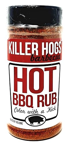 Miniatura 6 de Killer Hogs Paquete variado de condimentos para barbacoa – Original BBQ Rub, Hot BBQ Rubs y A.P. Seasoning – Paquete de 3 botellas – 16 oz por