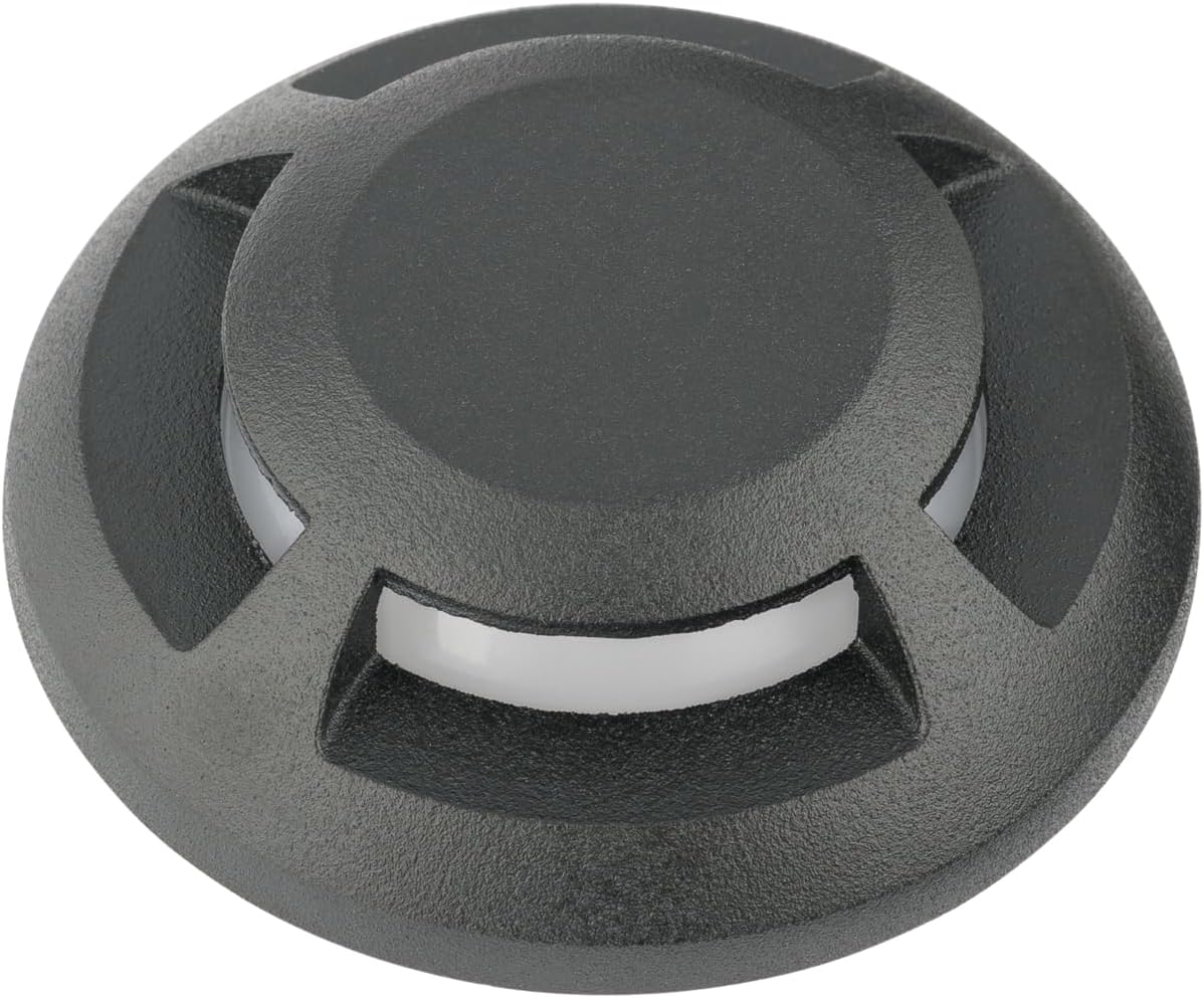 Kichler LED Mini All-Purpose 4-Way Opening, Landscape Lighting, (.75" x 2.25"), 16145BKB