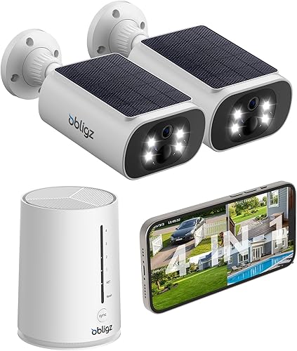 Cámaras de seguridad solares inalámbricas para exteriores, cámaras de 4MP para sistema de cámaras de seguridad para el hogar, almacenamiento local