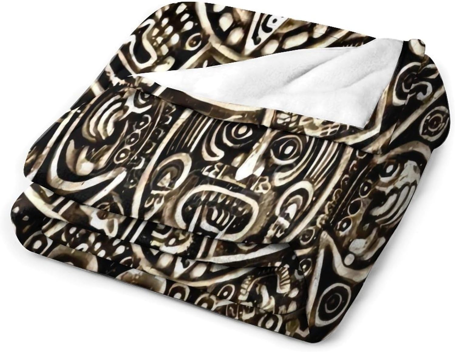 Vintage Aztec Calendar Mayan Blanket Soft and Warm Throw Digitally Printed Super Soft Micro Plush Blanket for Sofa Bed Living Room 60"x80".