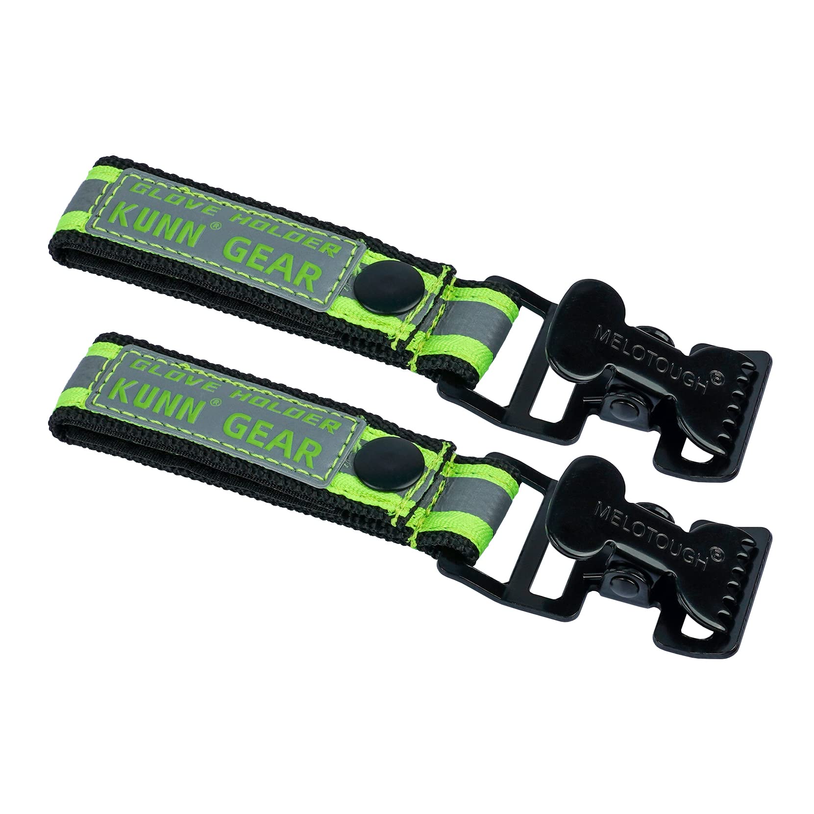 KUNN Glove Clips for Work,Safety Duty Belt Glove Holder Strap for Construction Firefighter,1-Pack/2-Pack