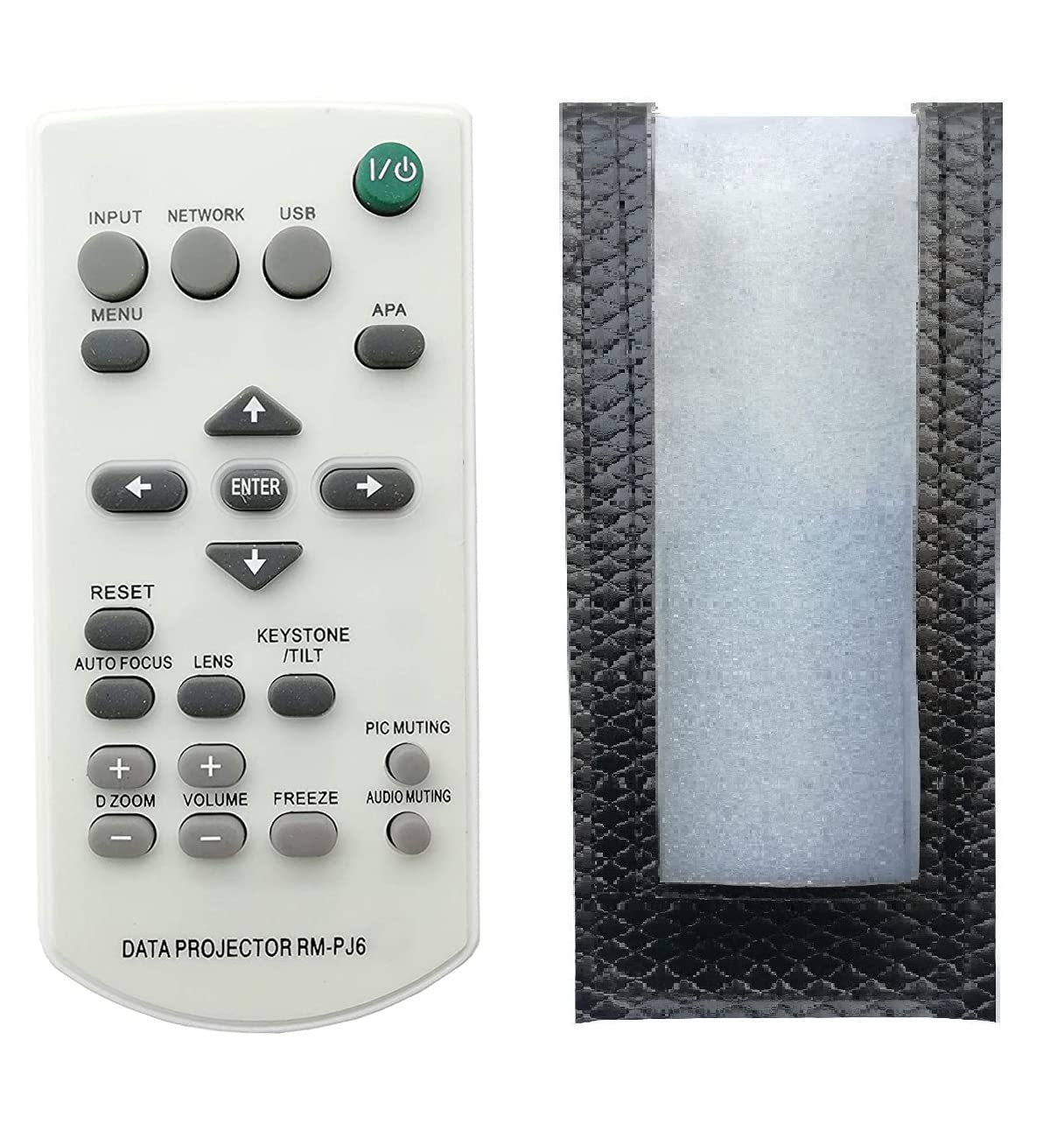 LipiWorld® RMPJ6 Projector Remote Control with Cover Compatible for Sony Projector Remote with