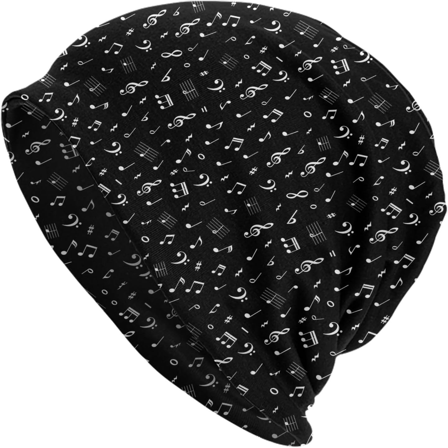 Cat Beanie Hat Chemo Headwear Slouchy Skull Sleep Cap for Women Men Winter Running